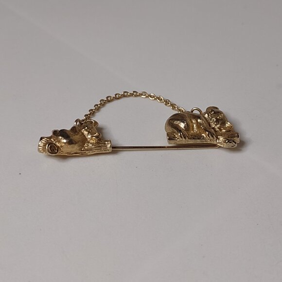 Gold Tone Koala Bear Stick Pin - Picture 8 of 10